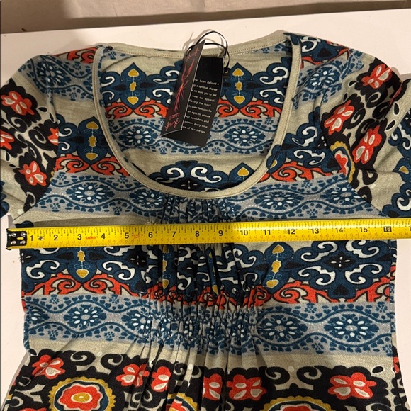 Multicolor butterfly tunic - Picture 5 of 6